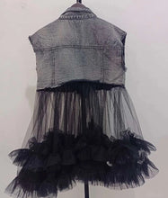 Load image into Gallery viewer, Yoshi Ming Jean Tulle Vest
