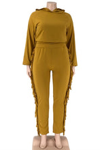 Load image into Gallery viewer, Plus Size Metallic Fringe Set
