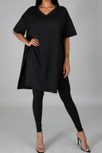 Load image into Gallery viewer, The Basic Cutie V-Neck Plus Leggings Set
