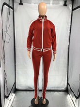 Load image into Gallery viewer, "Miss Cutie" Cold Shoulder Track Suit
