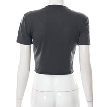 Load image into Gallery viewer, Split Front Nirvana Tassel Tee-Shirt
