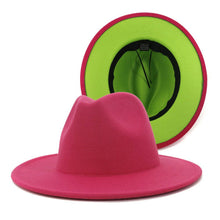 Load image into Gallery viewer, Women Double-Sided Fedora Hat
