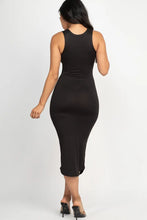 Load image into Gallery viewer, Split Tank Plus Dress
