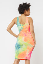 Load image into Gallery viewer, "Hello Sunshine" Tie Dye Tank Dress

